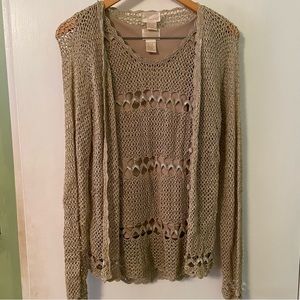 Krochetta sweater set, size Large